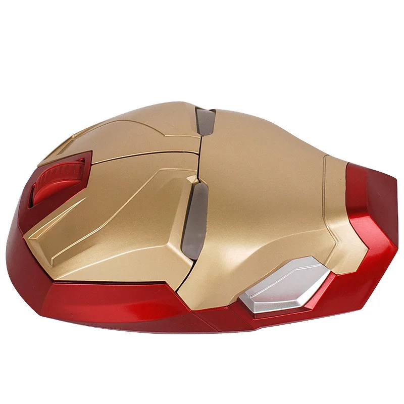 Iron Man Mk46 Wireless Photoelectric Mouse Marvel Authorized Captain America 3 Digital Peripheral Spot Toy Gift 2024 New Model