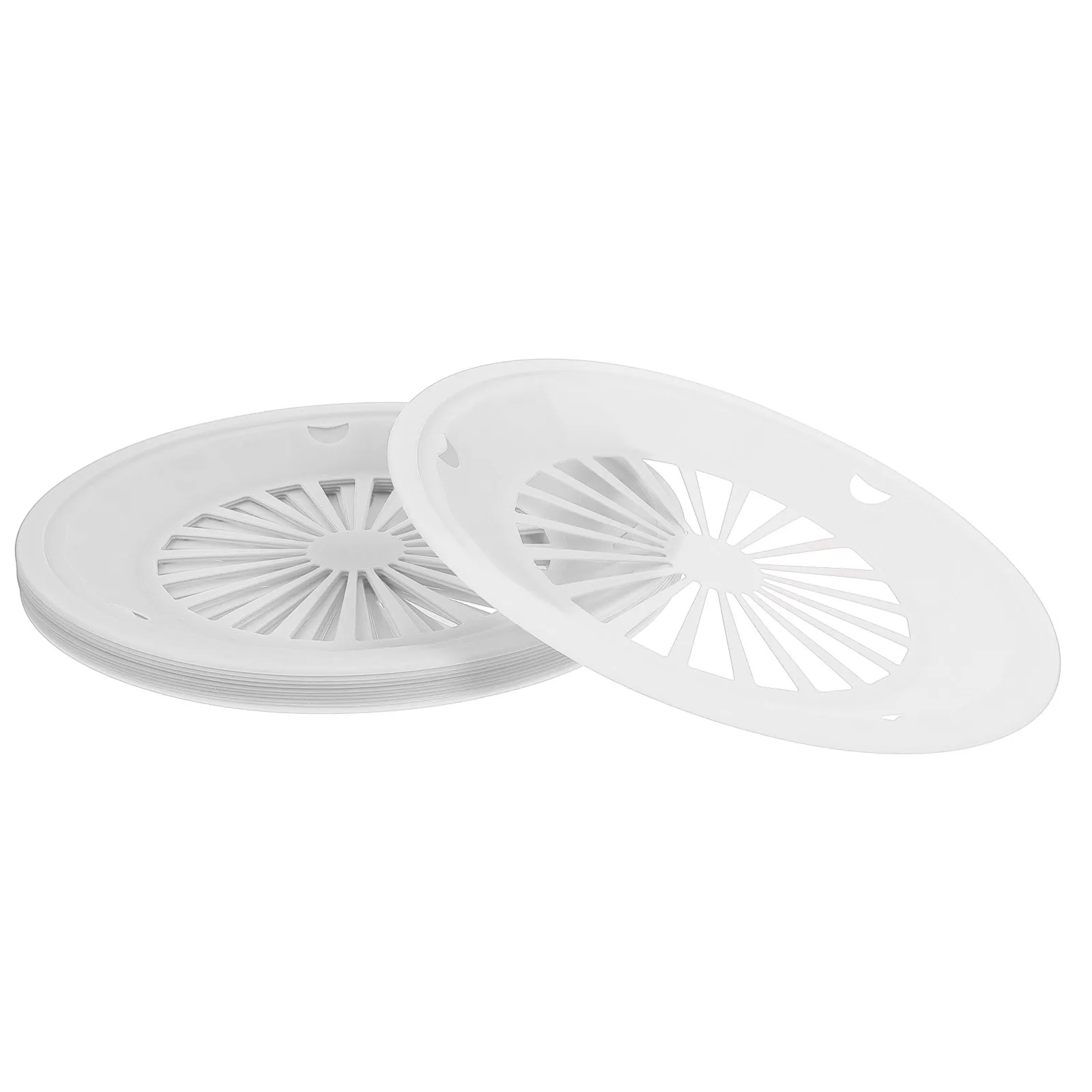 20Pcs Paper Plate Holders Reusable Heavy Duty Stable for Outdoor Barbecue Camping Picnic Party Table Decor Support Base