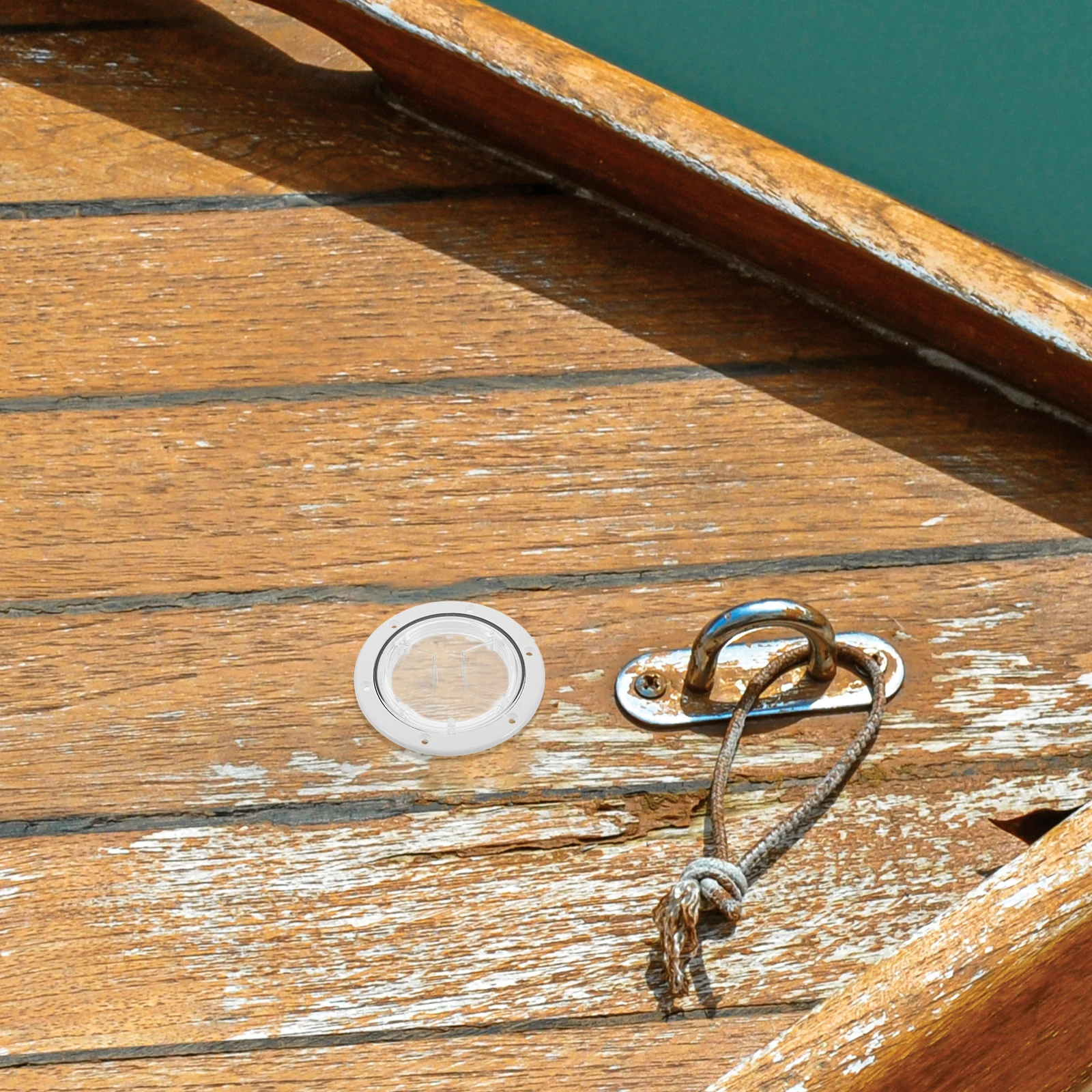 

Waterproof Deck Plate Kit For Boat Yacht Hatch Cover Round Hole Marine Accessory Easy Installation Protection