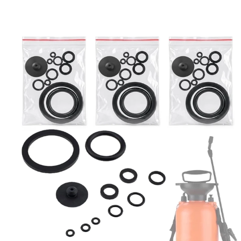 XX9B Rubber Sprayer O-Rings for 3L 5L 8L 1 Gallon 2Gallon Sprayer Routine Maintenance