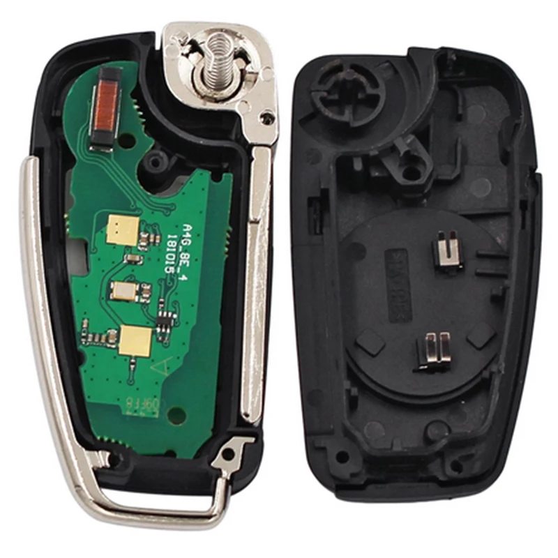 DIYKEY 8E0 837 220AF Inteligentny pilot zdalnego sterowania z 3 przyciskami do Audi Q7 2007-2015 433MHz - 8E Chip Car Key Fob 8E 0837220 AF