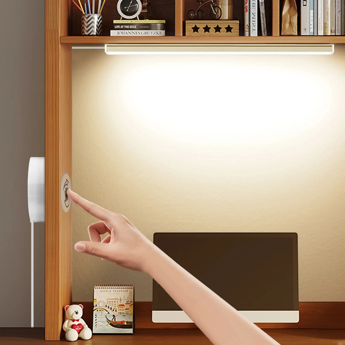 

Hand Sweep Motion Sensor LED Night Lights DC5V USB Charging Reading Book Light Touch Dimmer Light Bar Kitchen Wardbode Lighting