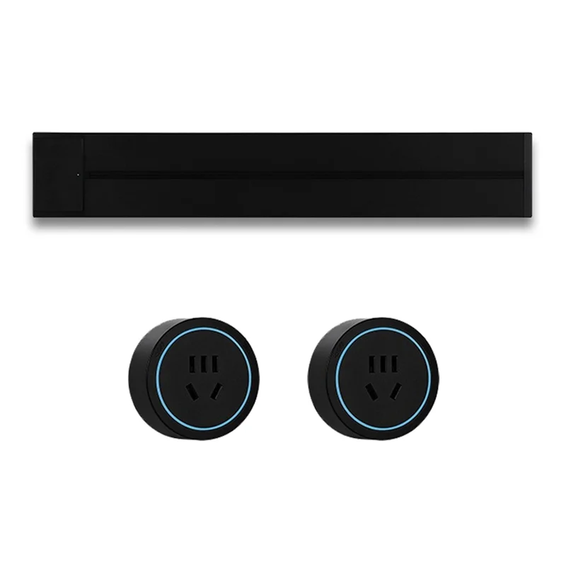 

B25B Кухонная настенная розетка Скрытая направляющая с универсальными адаптерами для вилок из ЕС, Великобритании и Кореи - набор аксессуаров для настенной розетки