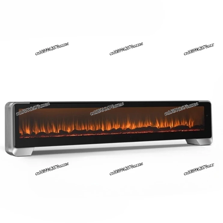 

Baseboard Heater Whole House Electric Fireplace Oven 3D Flame Electric Heater Silent Operation