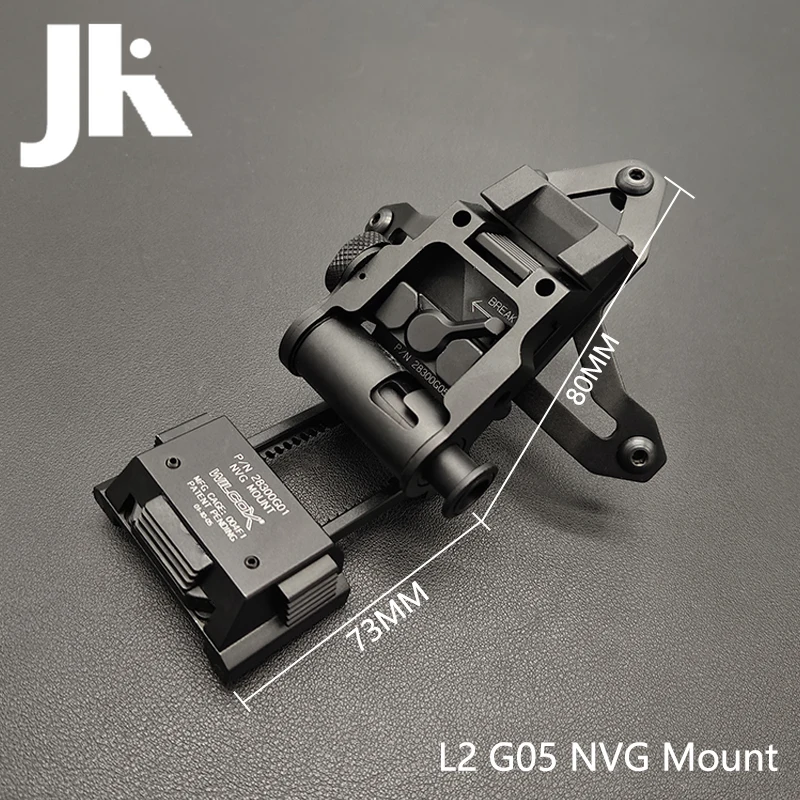 Imagem -05 - Nvg Tactical Metal Helmet Mount para Pvs15 Pvs-18 Night Vision Goggles Outdoor Caça Capacete Acessórios Cnc L2g05 L4g24