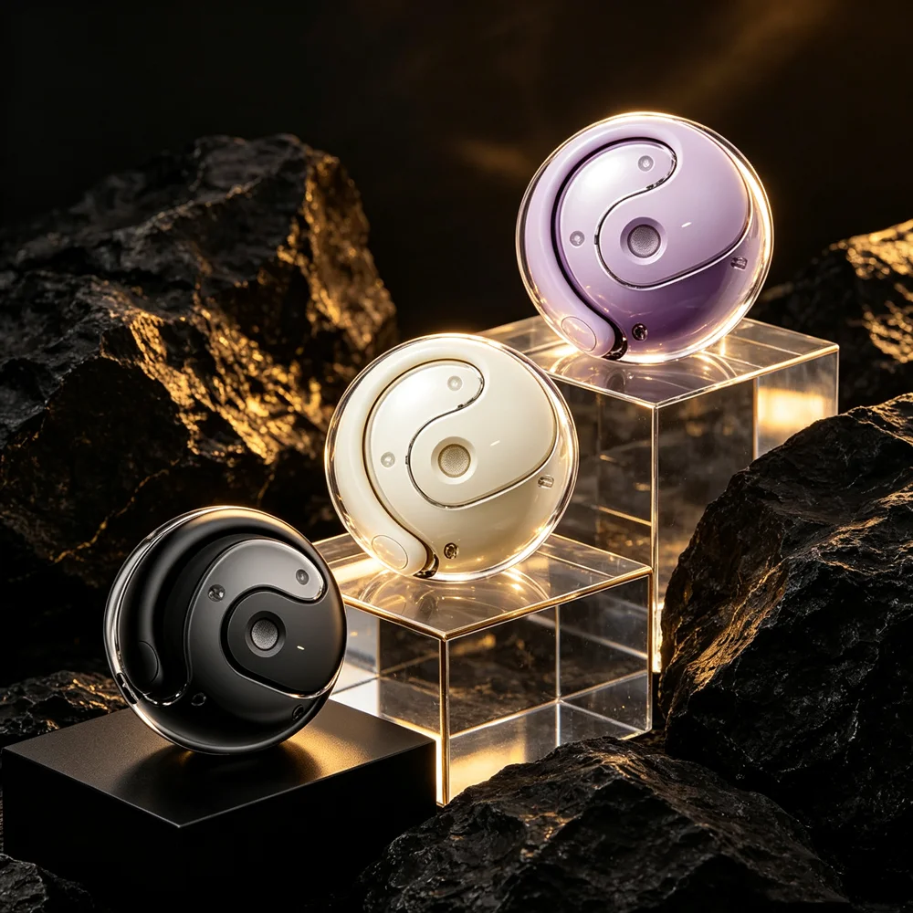 Wireless Headphones Bluetooth Headset with Mics HiFi Stereo Sound Earphones Smart Touch Sports Earbuds for phones
