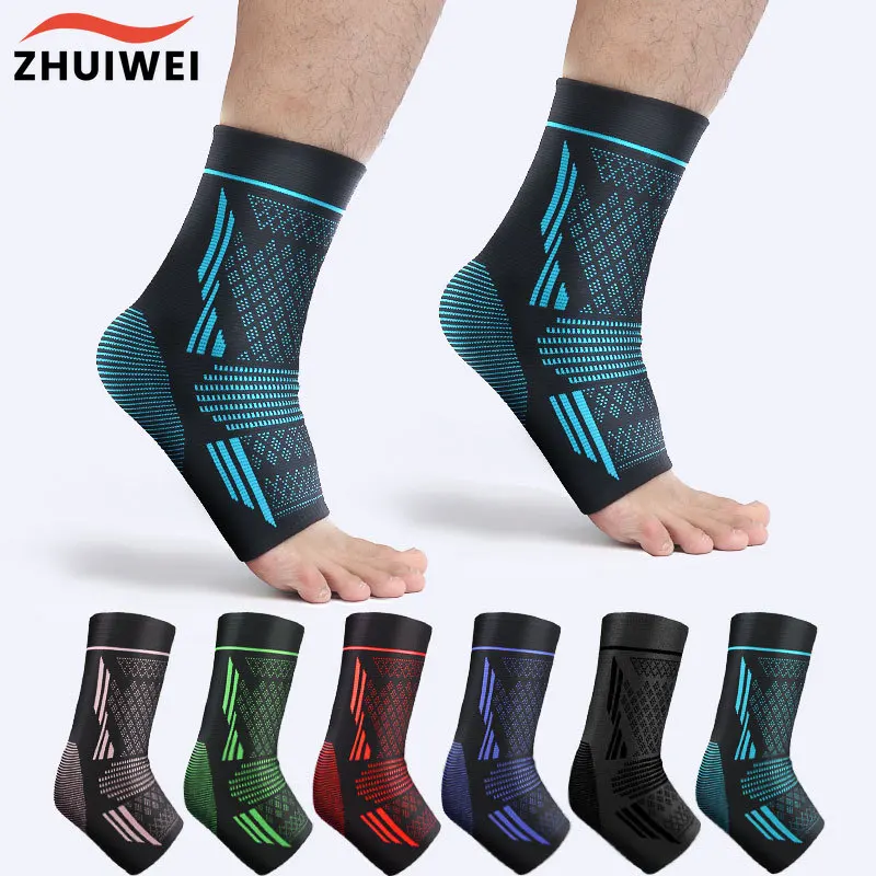 1 PCS Sports Protective Gear Football Ankle Support Basketball Ankle Brace Nylon Ankle Compression Support