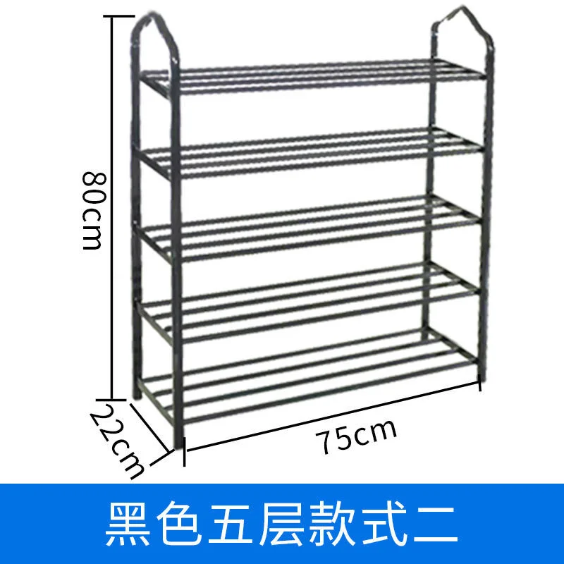 Żelazny stojak na buty wielofunkcyjny wielowarstwowy wynajem drzwi do przechowywania w domu półka na drzwi do domu szafki na buty stojak organizator
