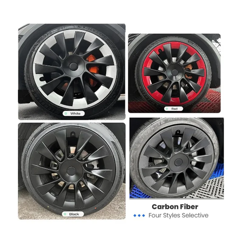 

WF-40Pcs For Tesla Model Y 2020-2023 Hub Cap Rim Patch 20 Inch Wheel Protectors Hubcap Accessories