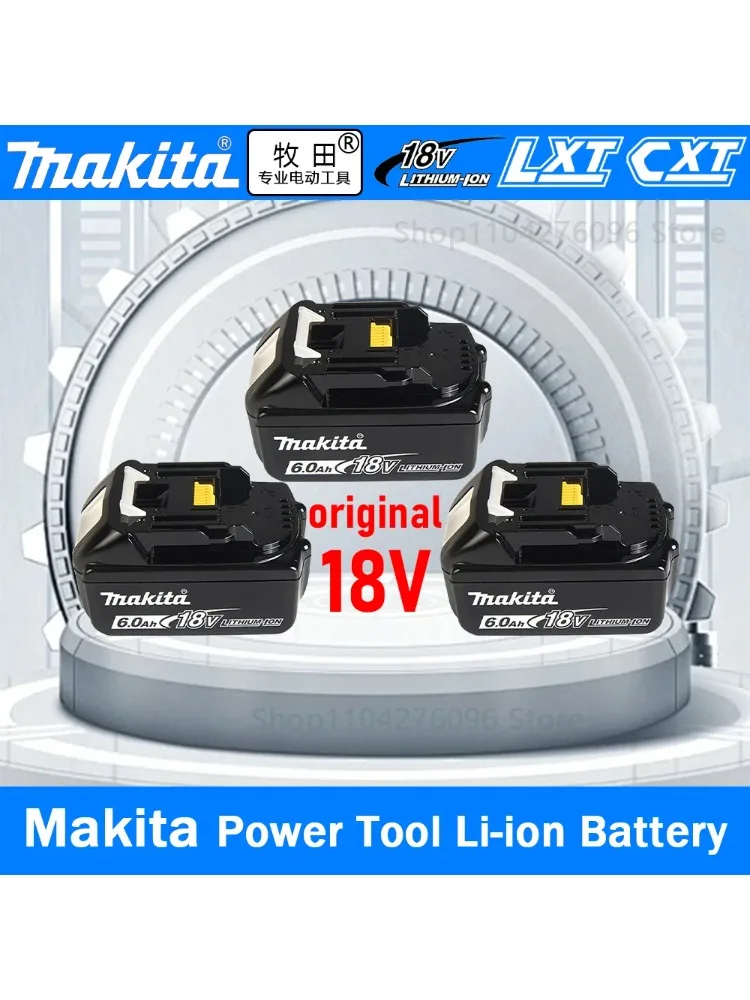 

Genuine 18V 6Ah for Makita Battery Power Tools Li-ion Replacement LXT BL1850 BL1840 BL1860 for 18 V Screwdriver with BMS TPCELL