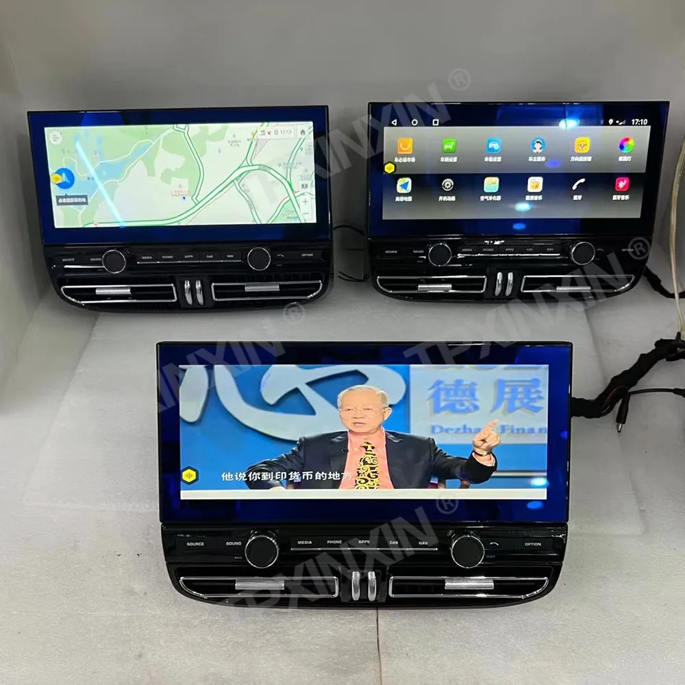 راديو سيارة بشاشة تعمل باللمس لبورشه كايين 2010-2017 أندرويد نظام تحديد المواقع للسيارات الوسائط المتعددة راديو تلقائي وحدة استقبال ستيريو