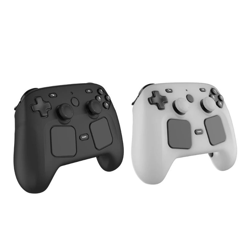 96BA Game-Controller-Silikonhülle für Steam Controller 2 mit Daumengriffen, flexibler Gehäusepassung und einfacher – Detail 1