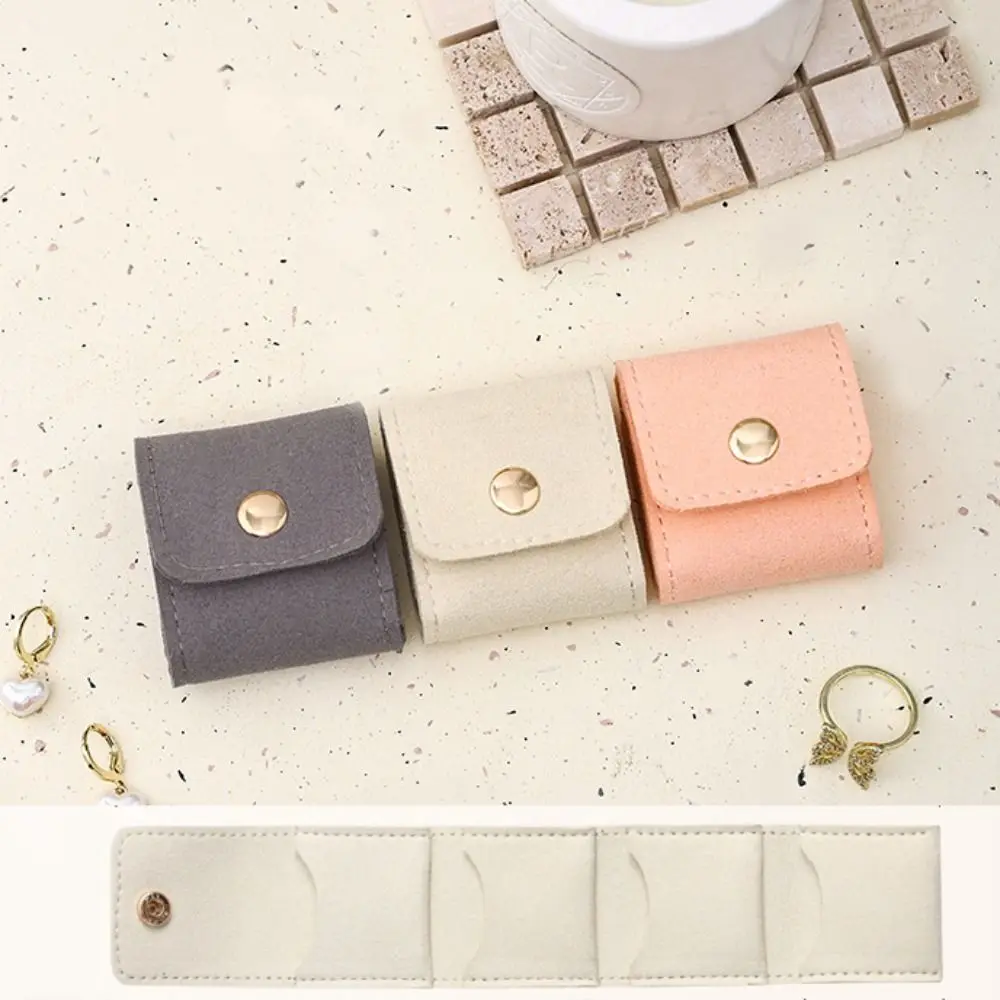 

Модная бархатная сумка для демонстрации ювелирных изделий, контейнер для хранения, ожерелье, кольцо, упаковочная сумка, складной органайзер для сережек, упаковка ювелирных изделий