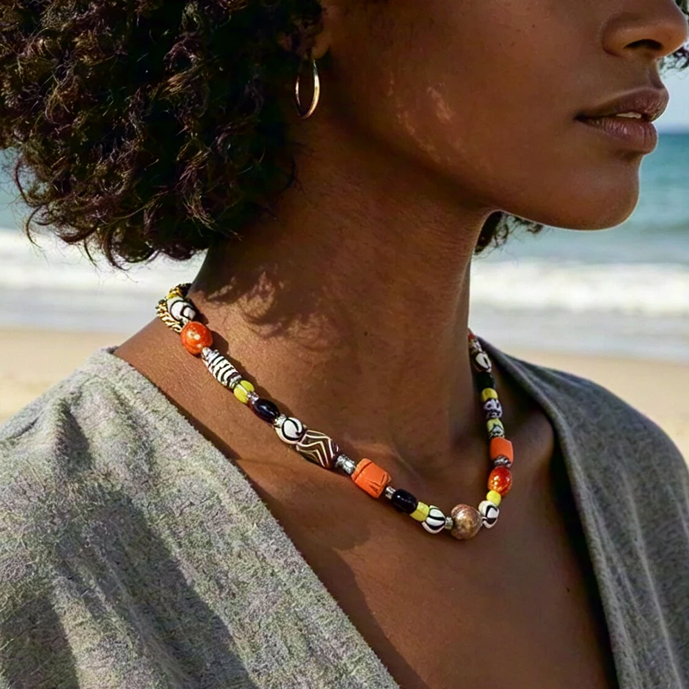 New Arrivals Multicolor Resin - Resin Art Necklace review and price