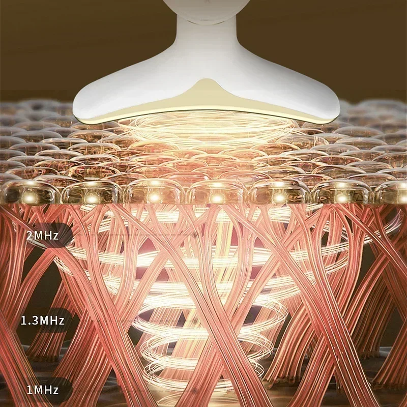 얼굴 기계 목 리프팅 미용 장치, 주름 방지 얼굴 마사지기, 피부 회춘, 얇은 이중 턱 진동기, 직송