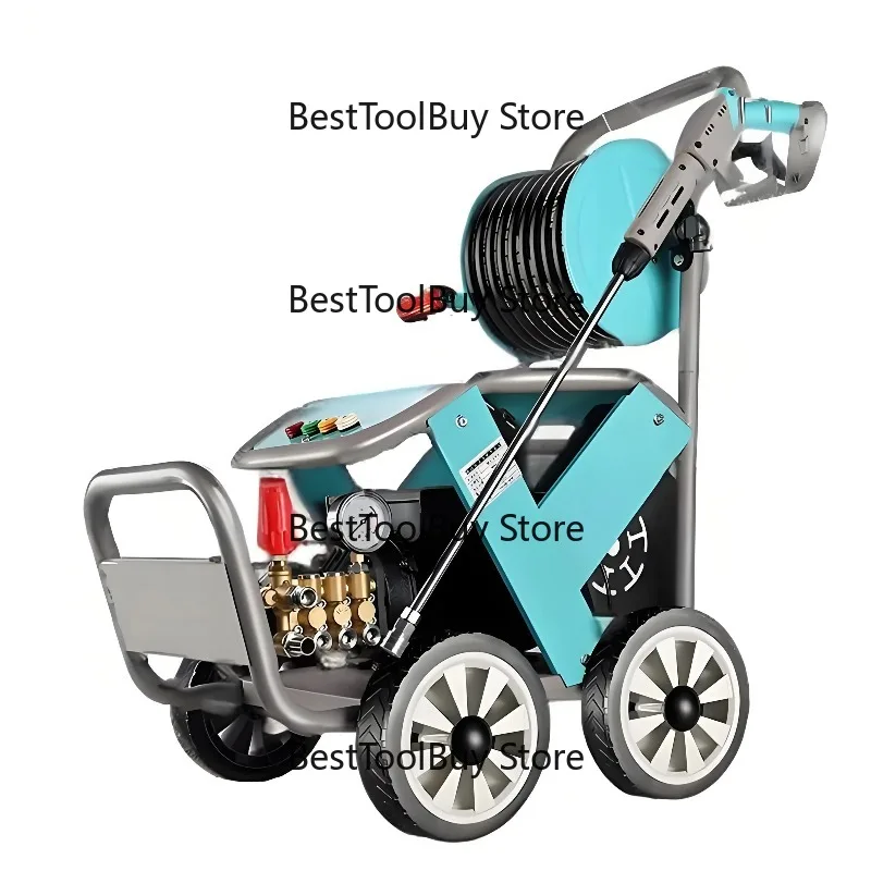 Car Washing Machine Commercial 220V 4000W Ultra-high Pressure 300Bar Bbooster Water Floor Washing Special Cleaning
