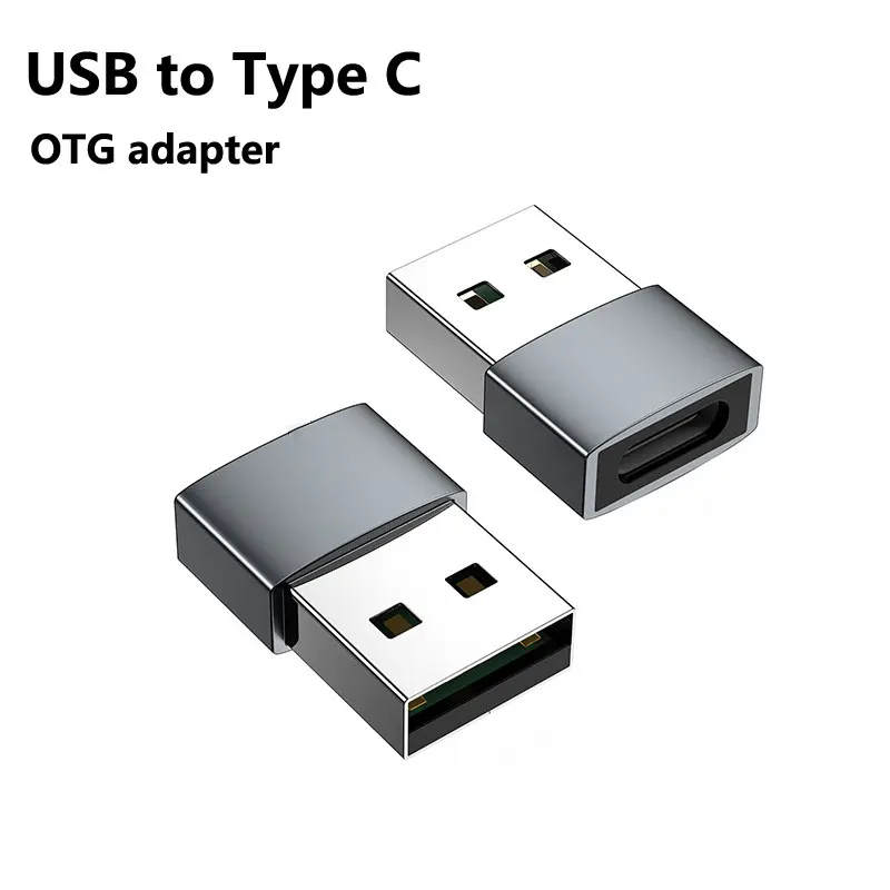 Convertitore OTG da USB a tipo C USB 2.0 maschio a femmina 6A Trasferimento dati di ricarica rapida per MacBook iPhone Xiaomi Samsung USB C OTG USB