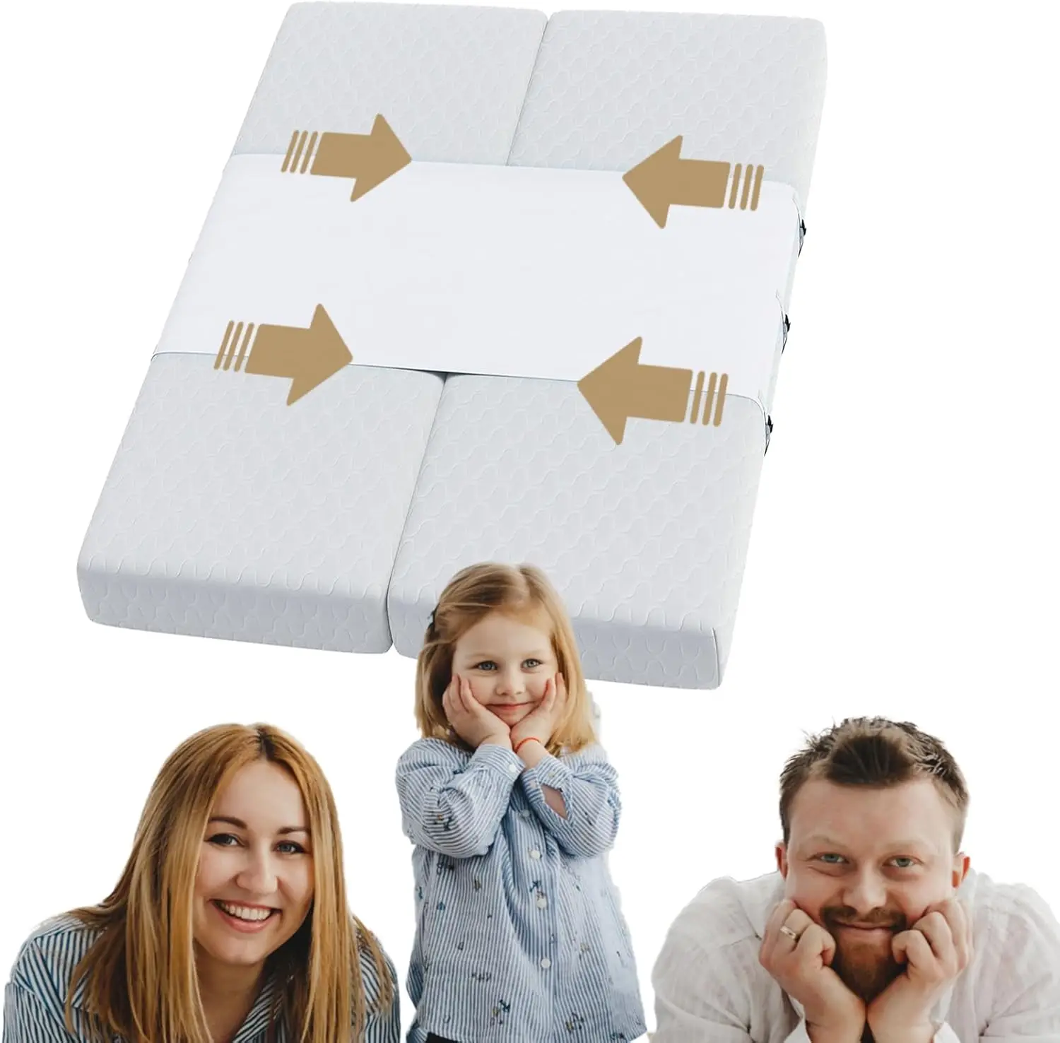 

Twin To King Bed Converter, Split King Gap Filler For Adjustable Bed, Extra Long Bed Converter With Fixing Straps And Metal