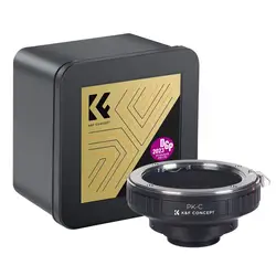 K&F CONCEPT PK-C Camera Lens Adapter for Pentax PK Mount Lenses to C Mount Cinema CCTV Camera Body & Camcorder