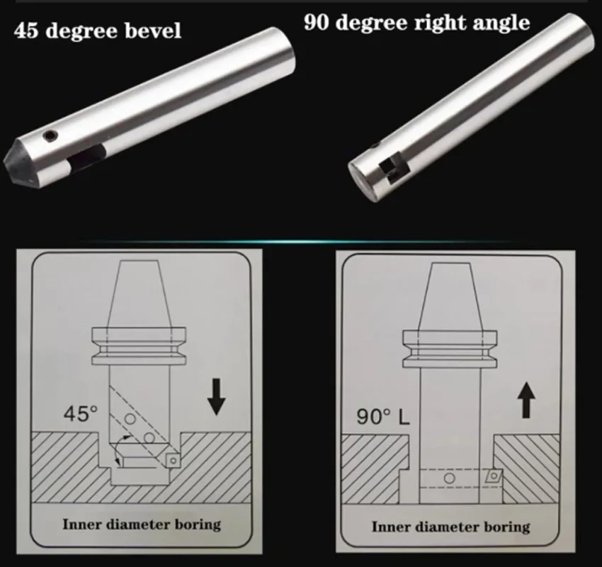 Milling Machine Boring Device 16 Handle Drilling Machine Boring Toolholder 20 Boring Bar Blade 25 Adjustable Boring Tool Bar New