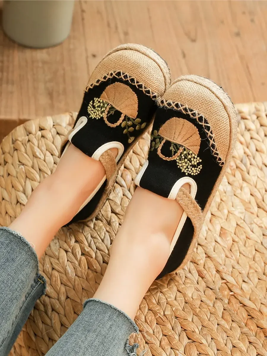 Shallow Mouth Soft Shoes Woman Female Footwear Casual Sneaker Round Toe New Dress TPR Basic Ethnic Lace-Up 2024