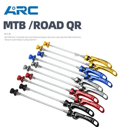 ARC Bike Skewers Alloy CNC Quick Release Skewers Front 100mm Rear 135mm Road MTB Mountain QR Axle For Bicycle Hub Parts