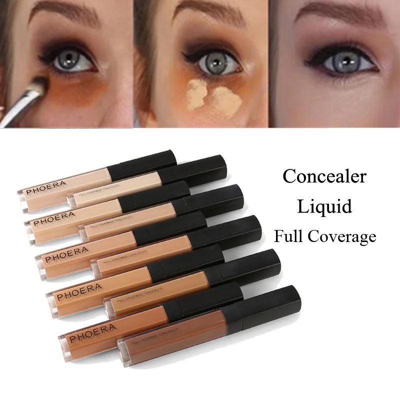 7 Colors Face Liquid Concealer Stick Wrinkle Freckle Dark Circles Pores Cover Pen Moisturizing Foundation Maquiagem Waterproof