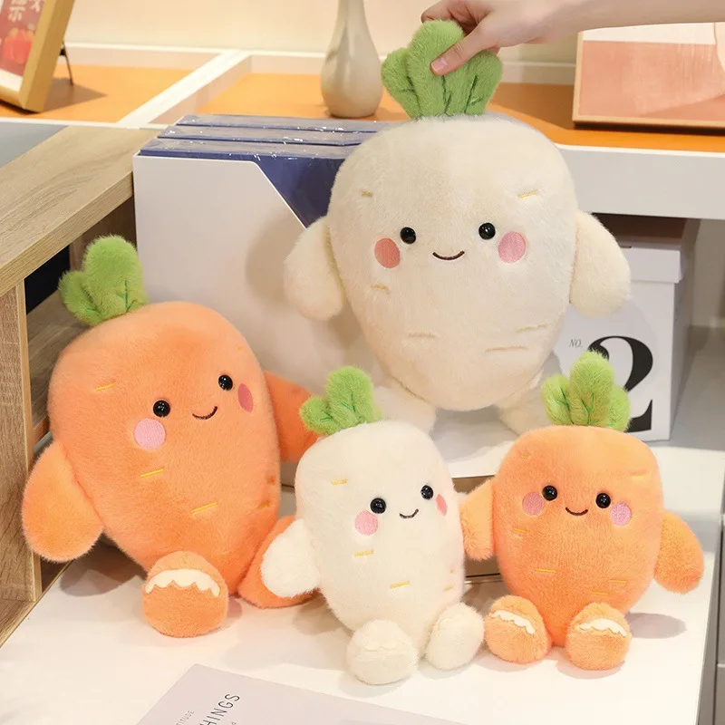 

Милая очаровательная морковная подушка, плюшевая игрушка, кукла-редис, домашняя подушка, реалистичные животные, имитация мягкой куклы, кавайные игрушки, подарки