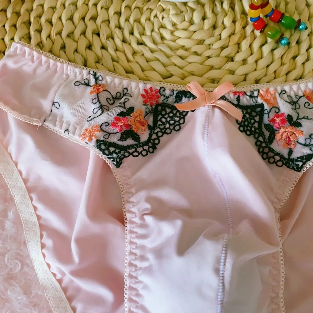 Man's Lace Briefs Bowtie Pink ABDL Run Touring Live Show Dance Private Party FKK
