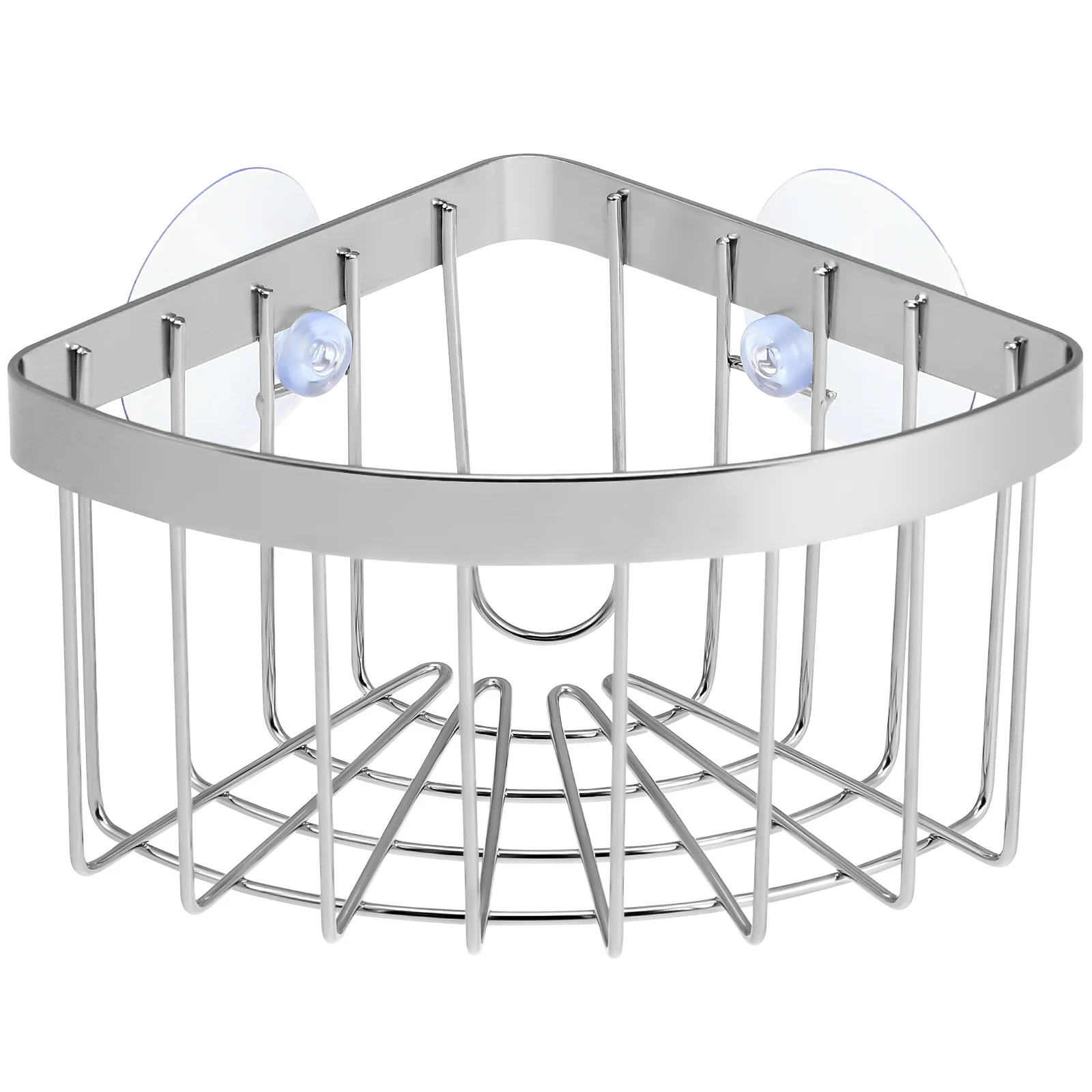 

Kitchen Sink Organizer 304 Stainless Steel Sponge Holder With Suction Cups Corner Storage Basket For Dish Scrubbing