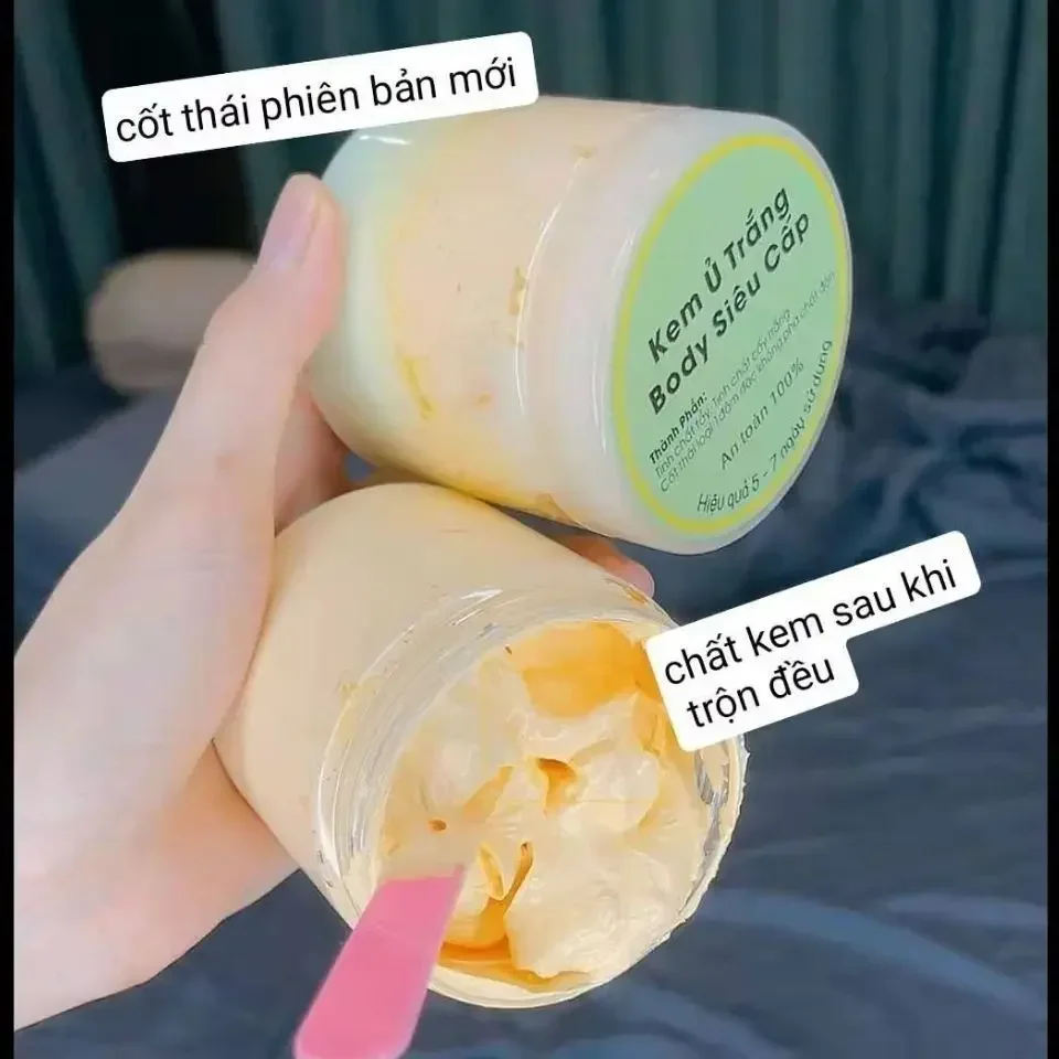 200gKem Cot Thai Vietnam Body Cream Daily Hydrating Smoothing Cream For Rough Dry Dull Skin Uneven Tone Knees Elbows Body Care