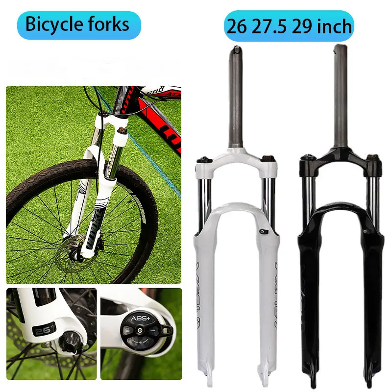 

Bicycle parts mountain bike fork 26 inch 27.5 inch 29 inch cycling accessories shoulder control locking mechanical Front Fork