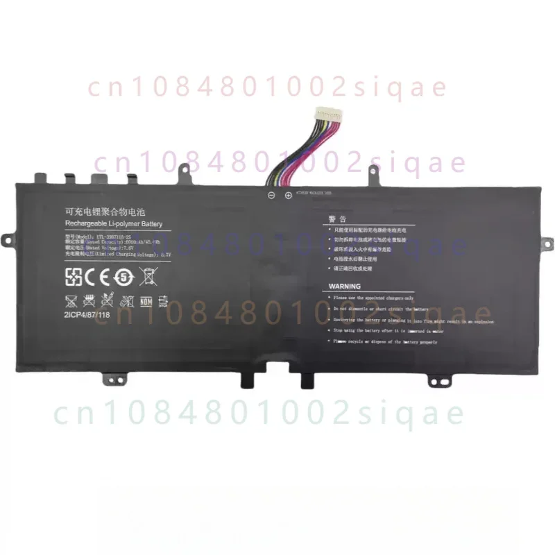 UTL-3987118-2S  7.6V 6000mAh 45.6Wh Laptop Battery For Hasee  grace X3 G1 X3 D1 HKNS02 01for Haier Yi 3000 SYi 5000