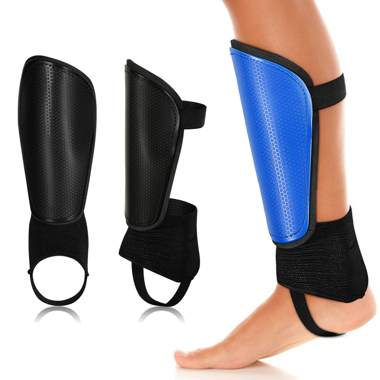 Soccer Shin Guards Football Protectors Pads Adult Kids Shinguards Light Sock Insert Board Boy Training Legging Protective Gear