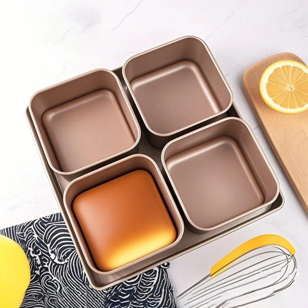 

Carbon Steel Square Bread Baking Pan Deepen Thickened Baking Tray Easy To Demold Non-Stick Pizza Bread Mold Kitchen