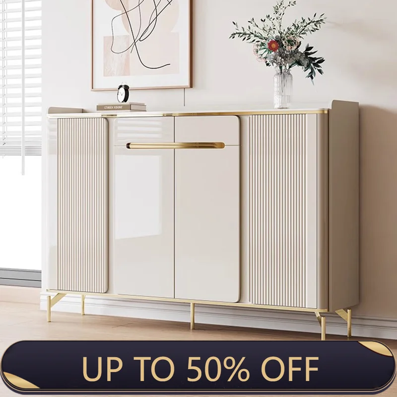 Design Neutral Living Room Cabinets Luxury European Modern Elegant Living Room Cabinets Beauty Storage Szafka Vintage Furniture