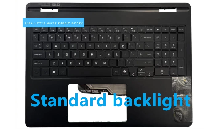 FOR HP OMEN 11 16-AM MAX TPN-Q304 Palmrest Cover Backlit Keyboard