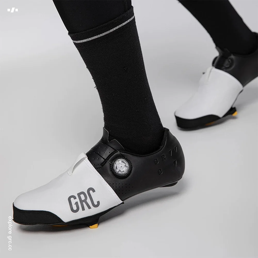 

GRC Winter Cycling Shoe Covers Windproof Waterproof Thermal Shoe Caps for Road Bike Cold Weather