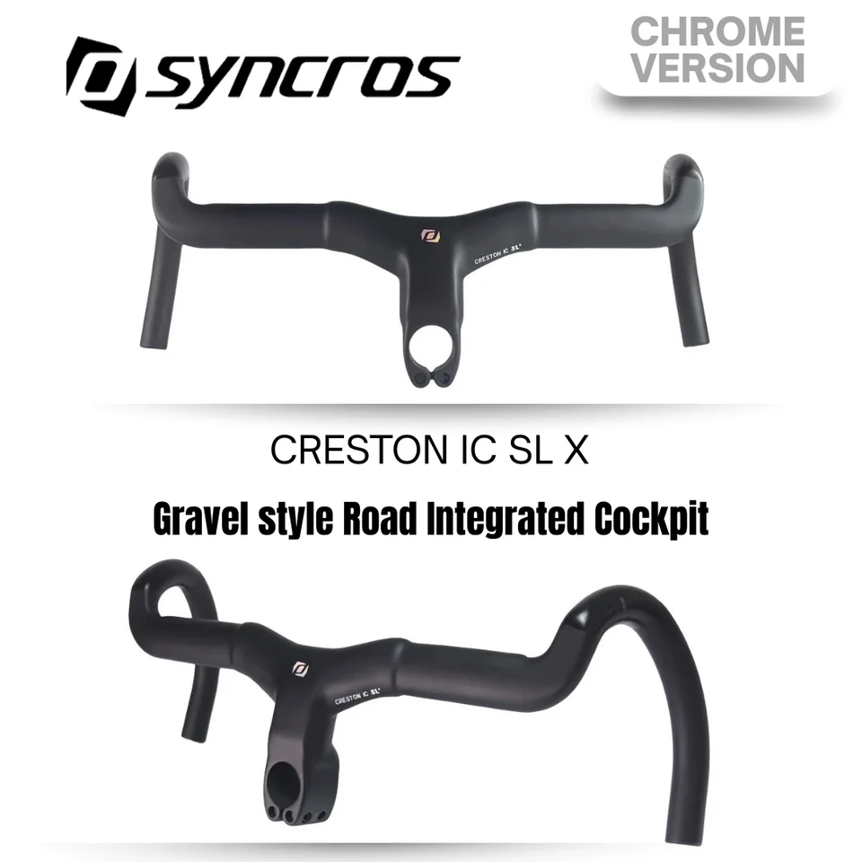 Syncros Chrome verison - Creston IC Sl X Gravel Integrated Cockpit