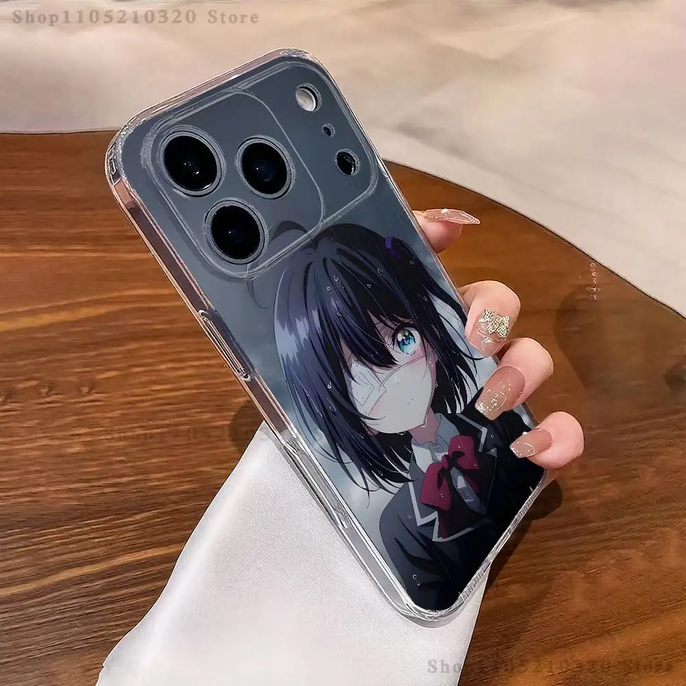 Anime R-Rikka T-Takanashi Phone Case For iPhone 17,16,11,15,13,14,12,Air,Mini,Plus,Pro,Max,Plus,E Clear Soft Shell