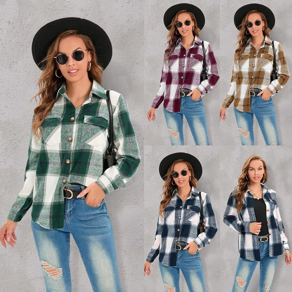 

Негабаритный Cheered irt orm Long Sve Полиэстер Женский Jaet с геометрическим рисунком Европейский Sle Faionable Autumn