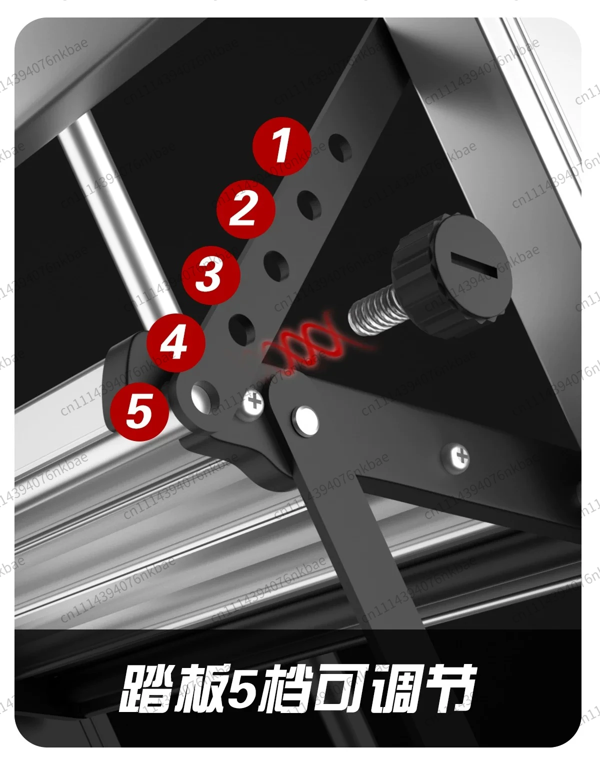 Thickened Aluminum Foldable Attic Stair Ladder, Portable Multifunctional Step Ladder for Kitchen, Home & Outdoor Climbing Work image 6