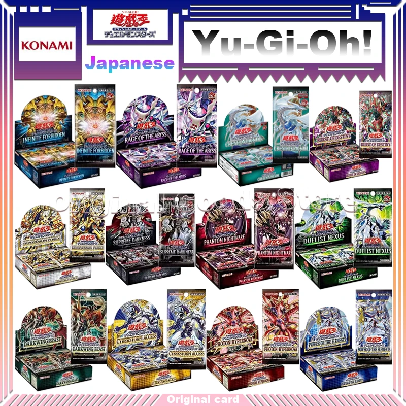 

Original Yugioh Card Japanese Yu Gi Oh Genuine KONAMI Booster Pack Anime Collection Cards Board Battle Game Toys Children Gifts