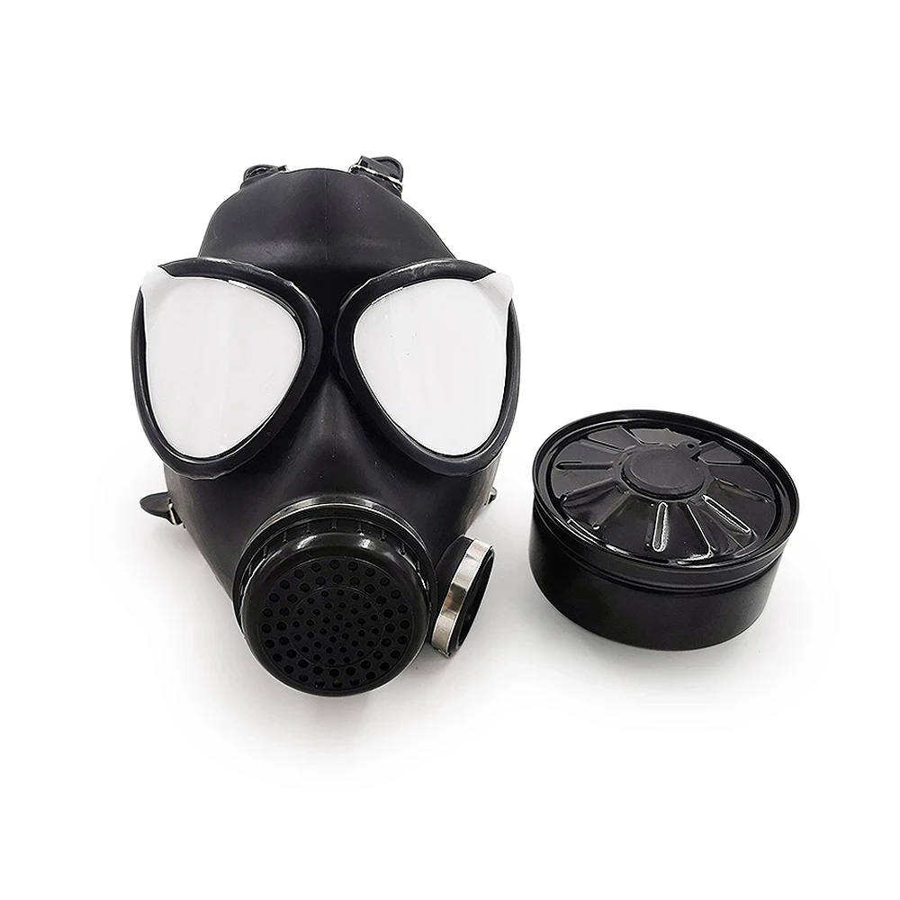 MF14/87 type gas mask full face mask chemical respirator natural rubber filter self-priming mask