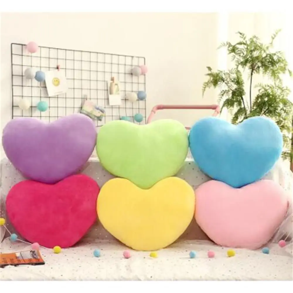 

Pink Color Valentines Day Home Decorative Heart Pillow Pillow Heart Shape Soft Pillow