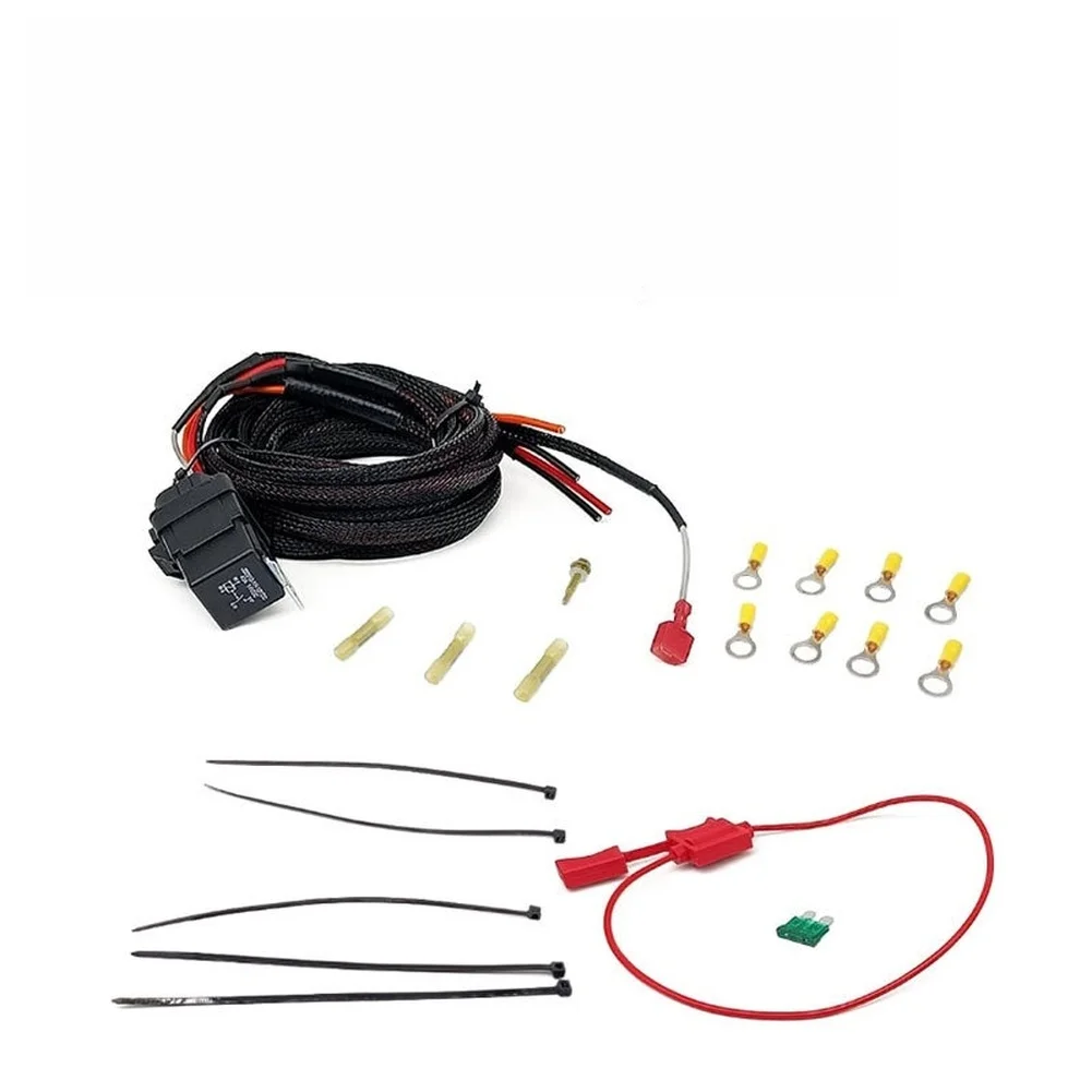 Air Suspension Wire Set Compressor Wiring Harness Seamless Integration Capability Standard Automotive Voltage Black