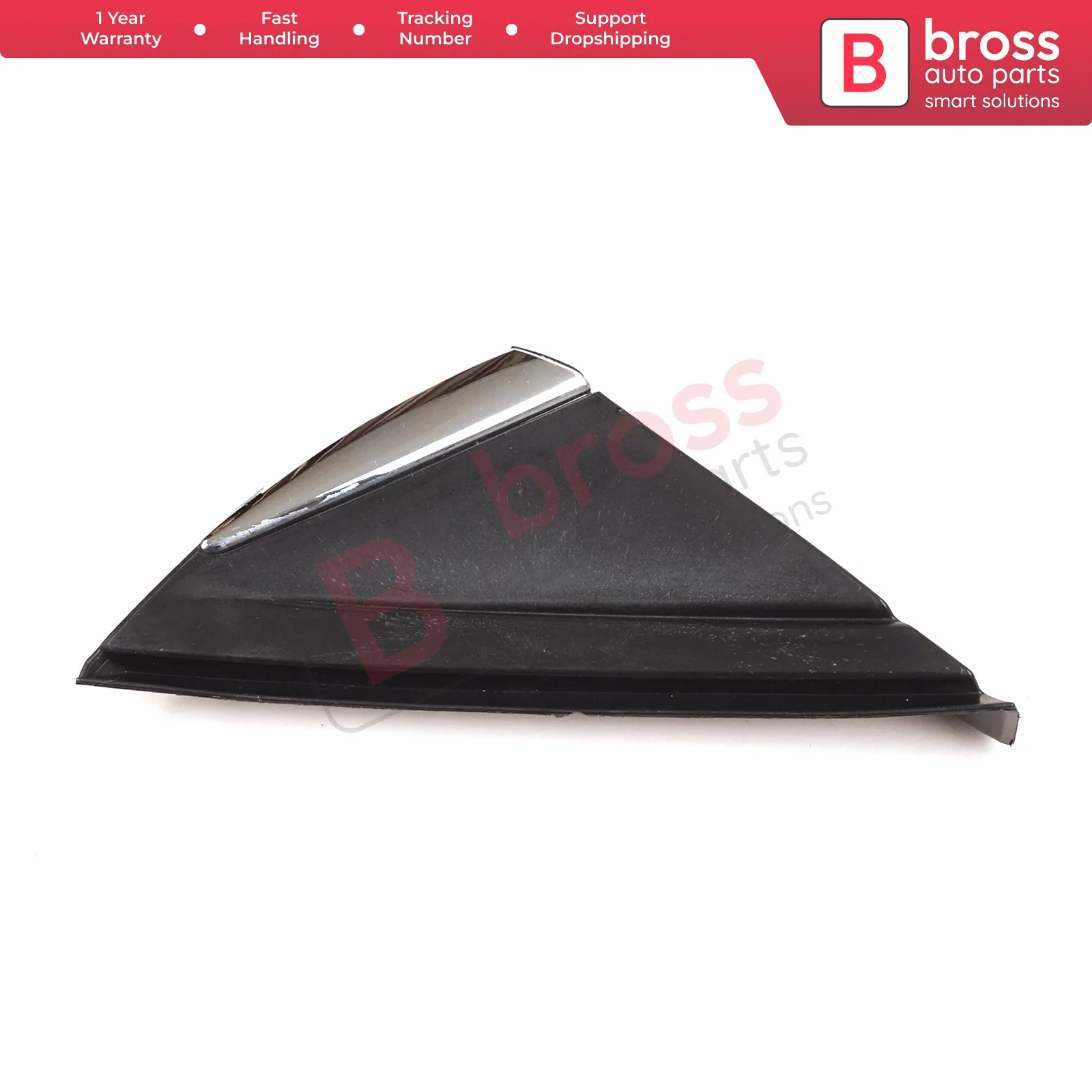 BSP1132-2 RIGHT Side View Mirror Triangle Fender Corner Trim Cover for Renault Megane MK4 2016-On 638740438R