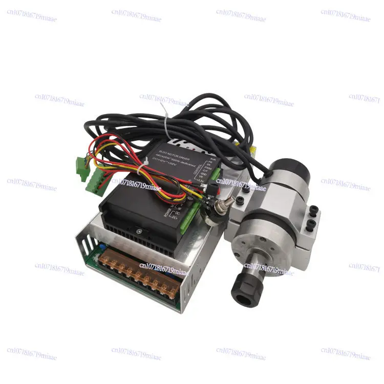 55 Diameter 500W Brushless DC High Speed Air Cooled Spindle Motor
