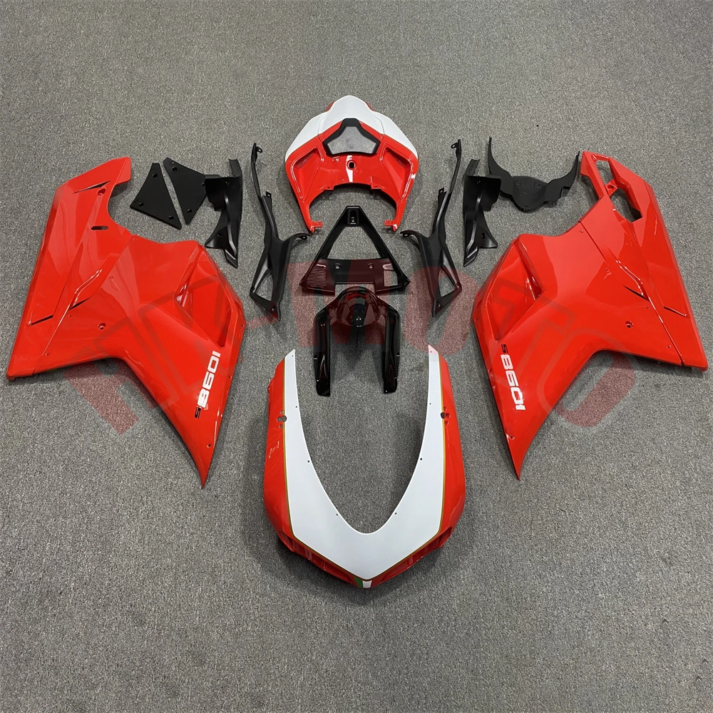 Motorcycle Fairing Kit Fit For 848 EVO 1098 1098S 1198S 1198 2007-2013 Bodywork Set High Quality Abs Injection Red Black White