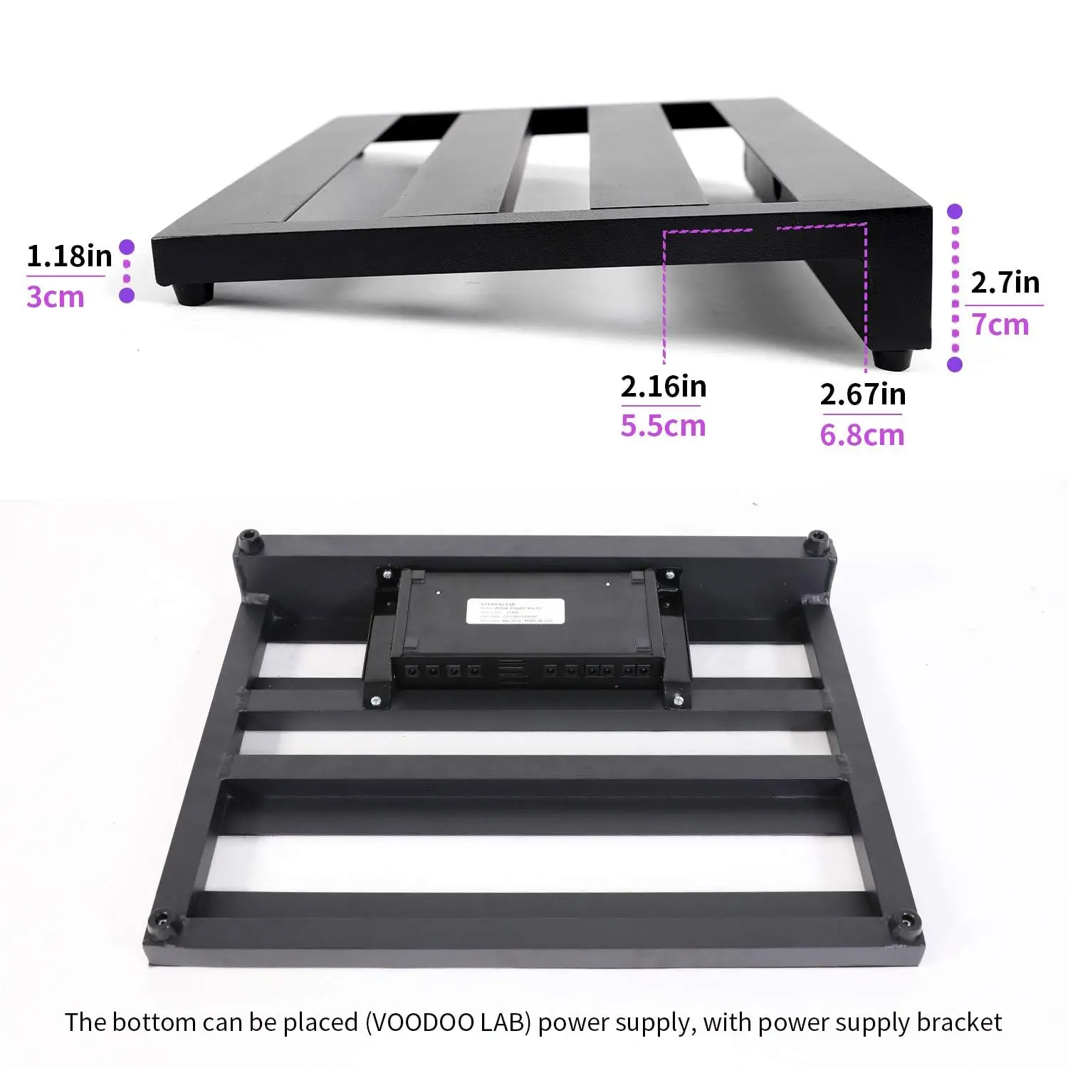 Ghost Fire V Series Guitar Effector Board Stand Aluminum Alloy Effect Pedalboard Guitar Pedal Board